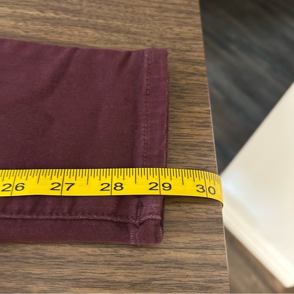 NWT Silver ISBISTER HIGH RISE SKINNY LEG Women's Burgundy Jeans 26x29 - Picture 10 of 11